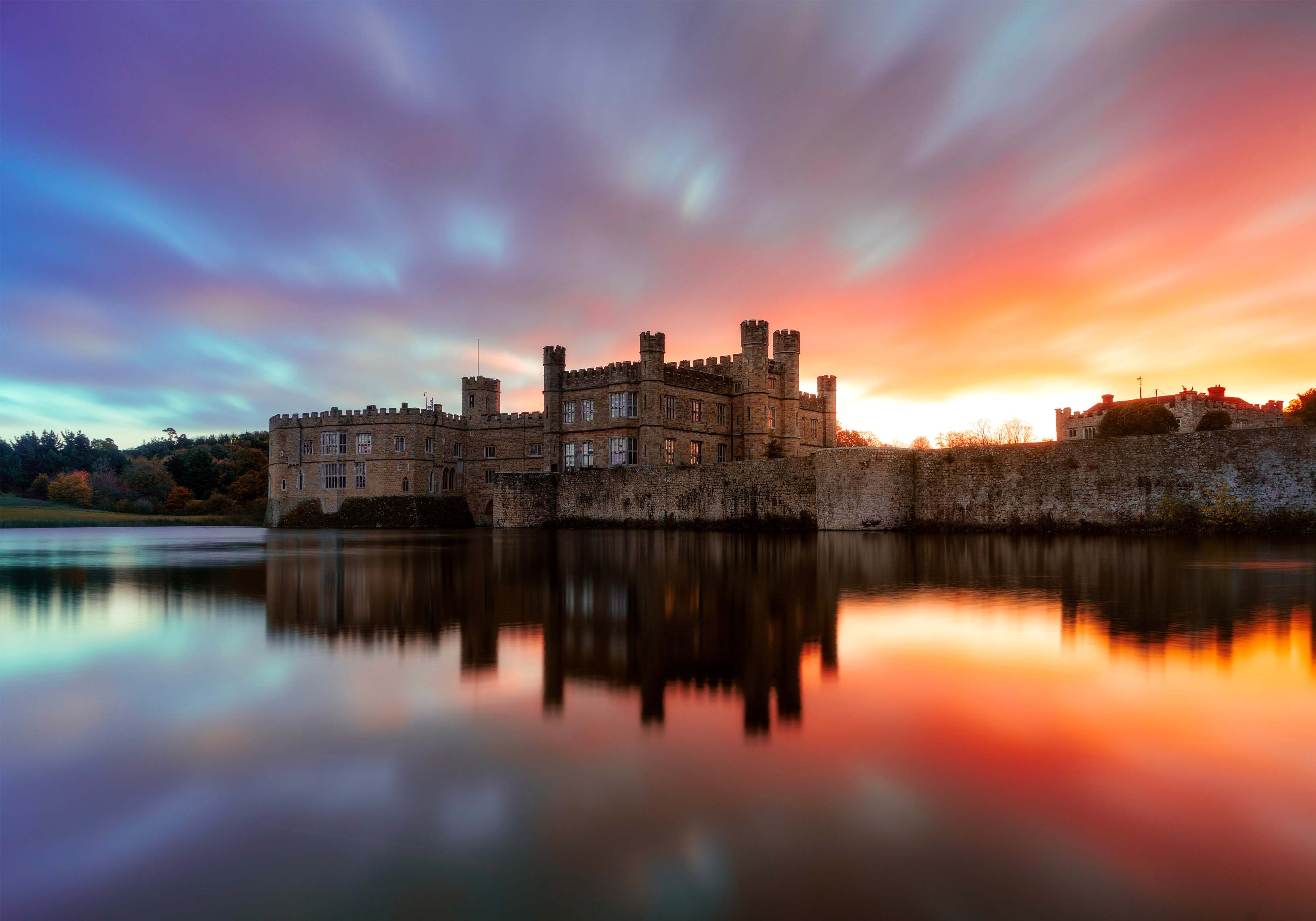 Sunrise At Leeds Castle (1)