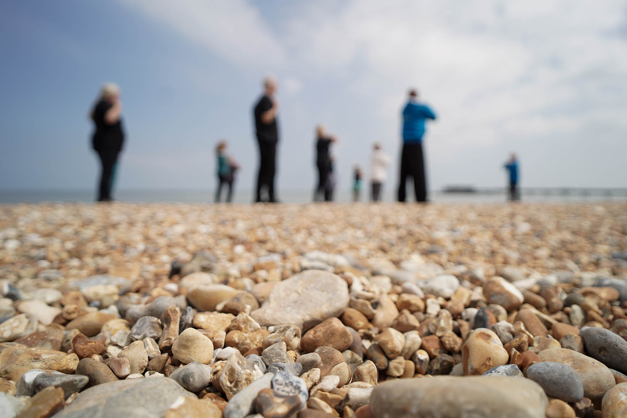 Bright Moon Tai Chi On The Beach