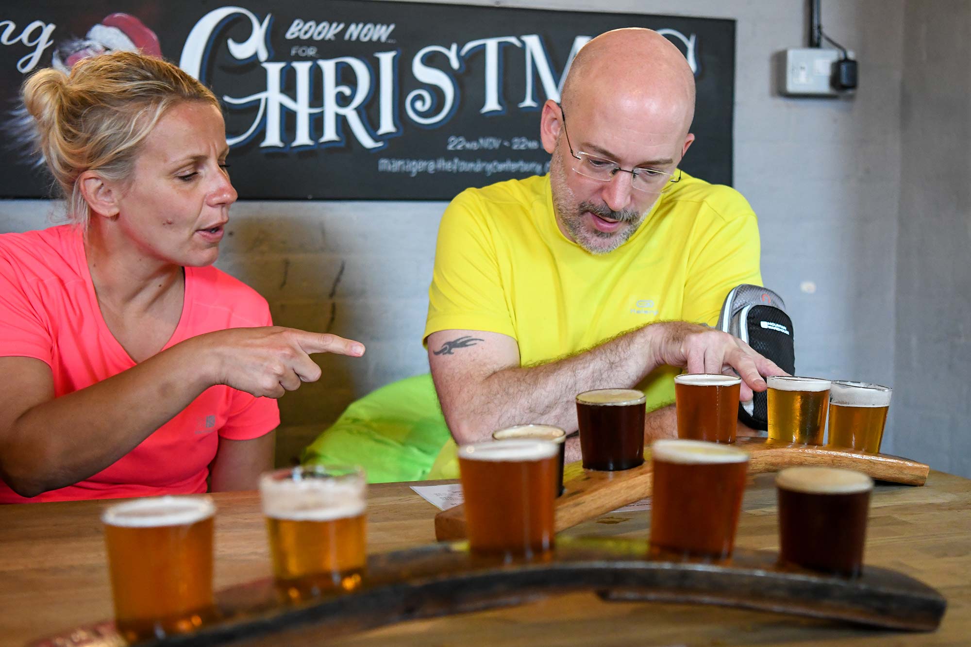 Canterbury Running Tours Foundry Tasting