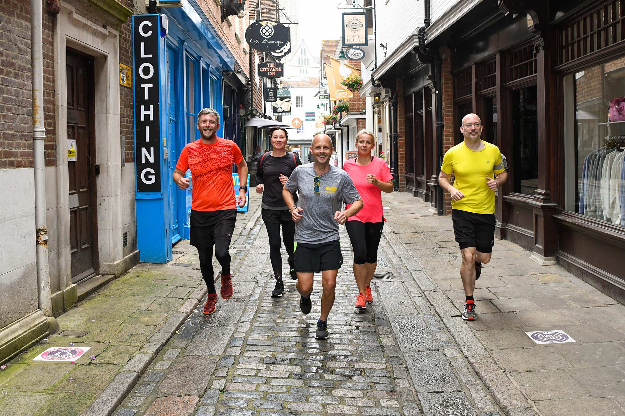 Canterbury Running Tours Group In Street